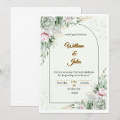 招待 招待状 (正面/裏面)