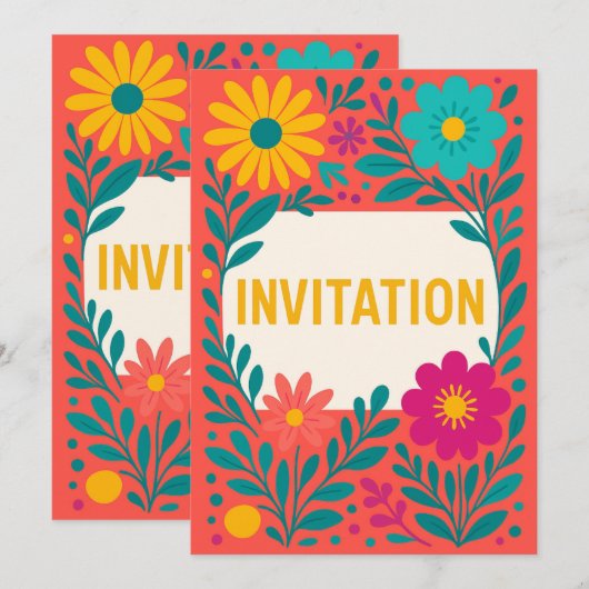 招待 招待状 (正面/裏面)