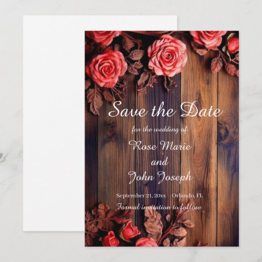 招待 招待状 (正面/裏面)