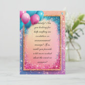 招待 招待状 (スタンド正面)