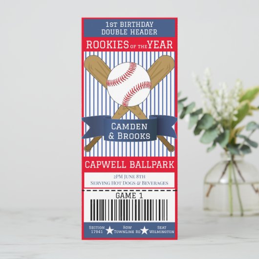 招待 招待状 (スタンド正面)