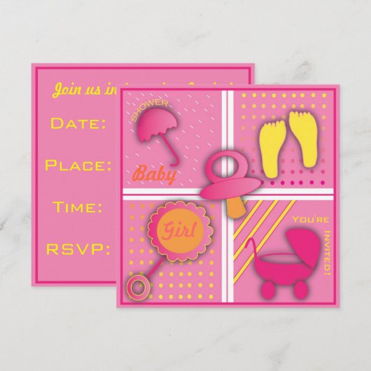 招待 招待状 (正面/裏面)