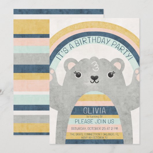 招待 招待状 (正面/裏面)