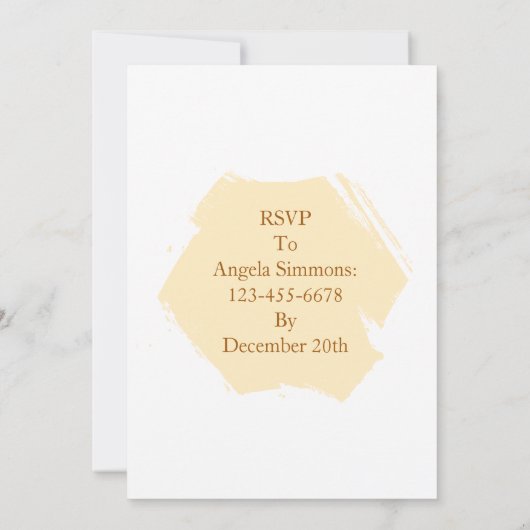 招待 招待状 (裏面)