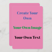 招待 招待状 (正面/裏面)