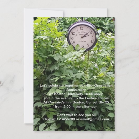 招待 招待状 (正面)