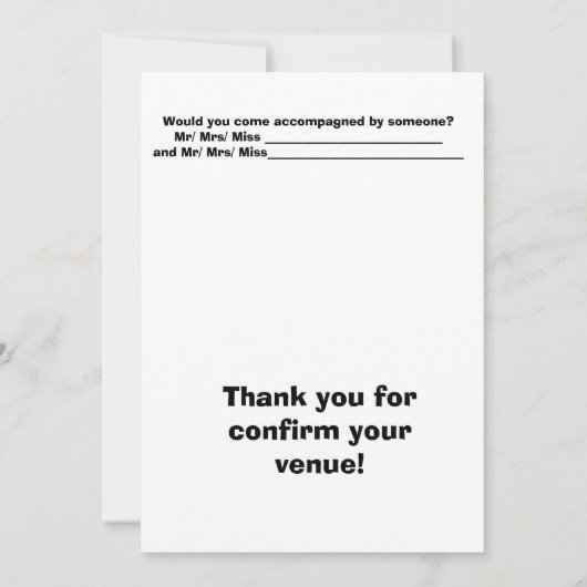 招待 招待状 (裏面)