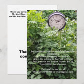 招待 招待状 (正面/裏面)