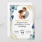 招待 招待状 (正面/裏面)