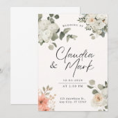 招待 招待状 (正面/裏面)