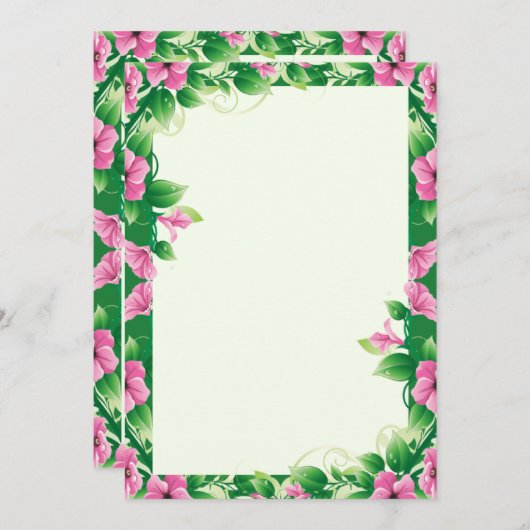 招待 招待状 (正面/裏面)