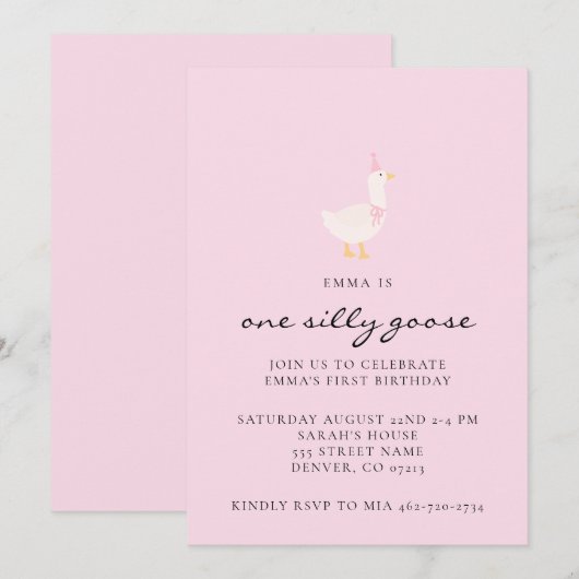 招待 招待状 (正面/裏面)