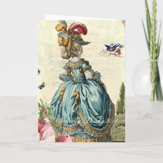 招待（母の日） カード (裏面)