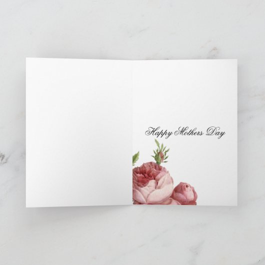 招待（母の日） カード (内部)