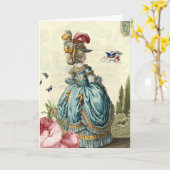 招待(母の日) カード (黄色い花)