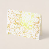 招待 箔カード (正面)