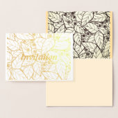 招待 箔カード (ディスプレー)