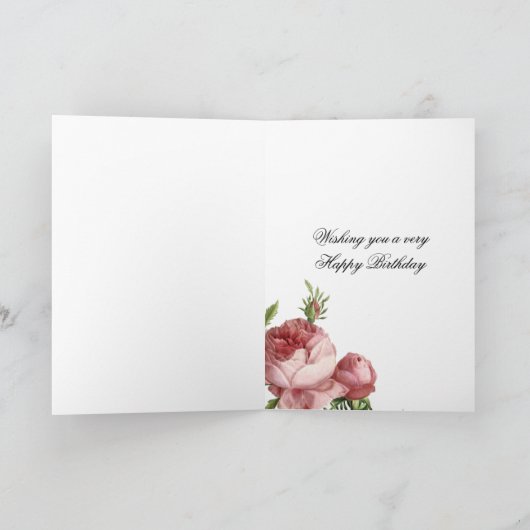 招待(誕生日) カード (内部)