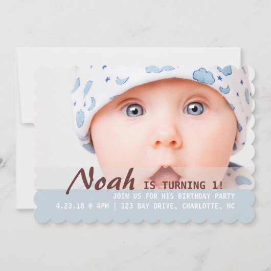 招待- 1つを回すこと! 招待状 (正面)