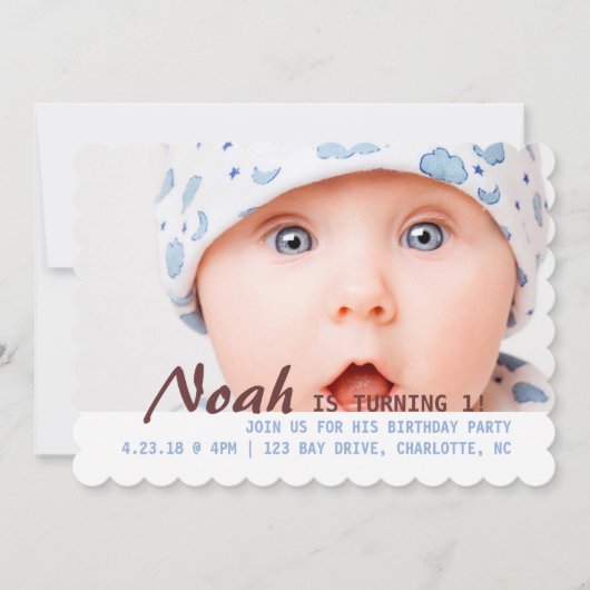 招待- 1つを回すこと! 招待状 (正面)