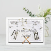 招待 Dinner 会のカード 招待状 (スタンド正面)