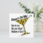 招待 Dinner's On Me, オリーブは？ 中くらいかレア？ 招待状 (スタンド正面)