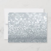 招待- Glitのすてきな夫人ブライダルシャワー2 Silv 招待状 (裏面)