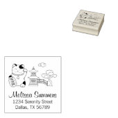 招日本のき猫アドレス2 ラバースタンプ (押印)