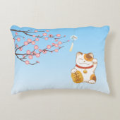 招日本のき猫 アクセントクッション (正面)