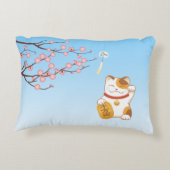 招日本のき猫 アクセントクッション (裏面)