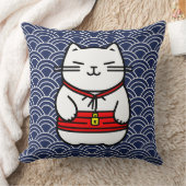 招日本のき猫 クッション (ブランケット)