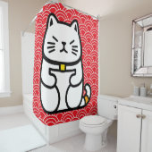 招日本のき猫 シャワーカーテン (インサイチュ)