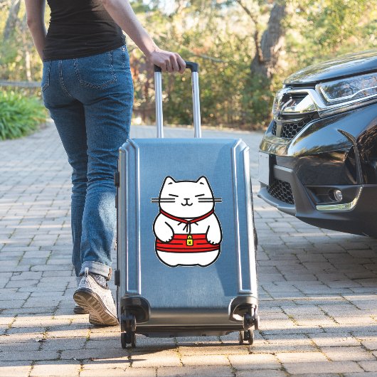 招日本のき猫 シール (スーツケースインサイチュ)