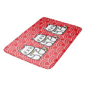 招日本のき猫 バスマット (アングル)