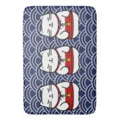 招日本のき猫 バスマット (正面縦)