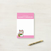 招日本のき猫 ポストイット (デスク上)