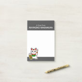 招日本のき猫 ポストイット (デスク上)