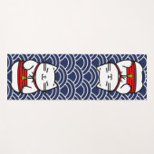 招日本のき猫 ヨガマット (正面(横))