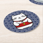 招日本のき猫 ラウンドペーパーコースター (アングル)