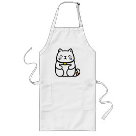 招日本のき猫 ロングエプロン