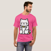 招日本のき猫 Tシャツ (正面フル)