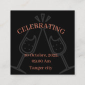 招祝待  スクエア名刺 (正面)