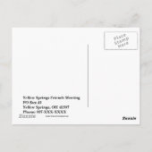 拝観用ポストカードの集合会議 ポストカード (裏面)