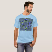拡大する光学錯覚 Tシャツ (正面フル)