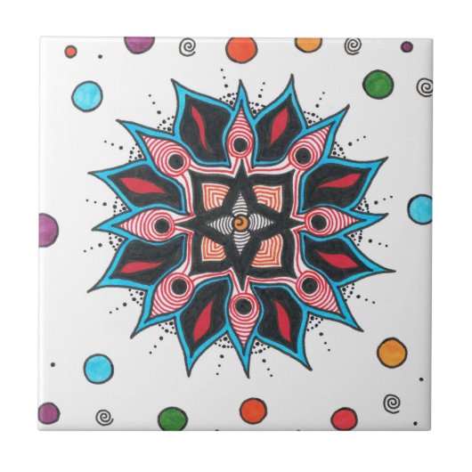 /拡大する爆発 タイル (正面)