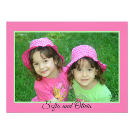 拡大のカスタマイズ名前の追加キッズ フォトプリント           