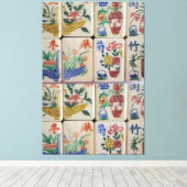 拡大キャンバス印刷麻雀 キャンバスプリント (インサイチュ (ウッドフロア))