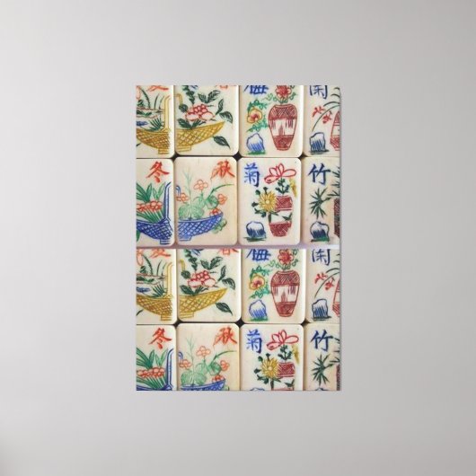 拡大キャンバス印刷麻雀 キャンバスプリント (正面)