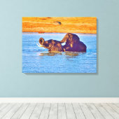 拡大キャンバス印刷 キャンバスプリント (インサイチュ (ウッドフロア))