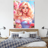 拡大キャンバス印刷 キャンバスプリント (インサイチュ (寝室))